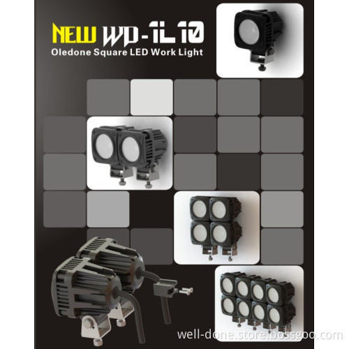 Linkable 10W Mini CREE LED Light for Motor